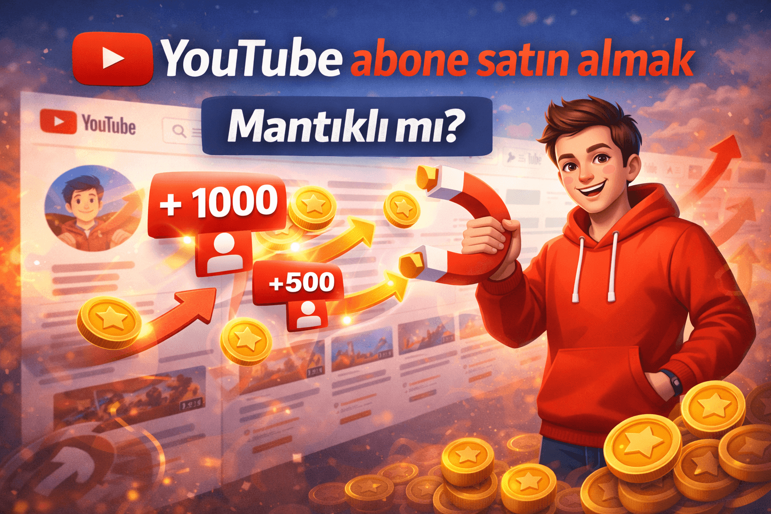 YouTube Abone Satın Almak Mantıklı mı? Gerçekten Kanal Büyütür mü?