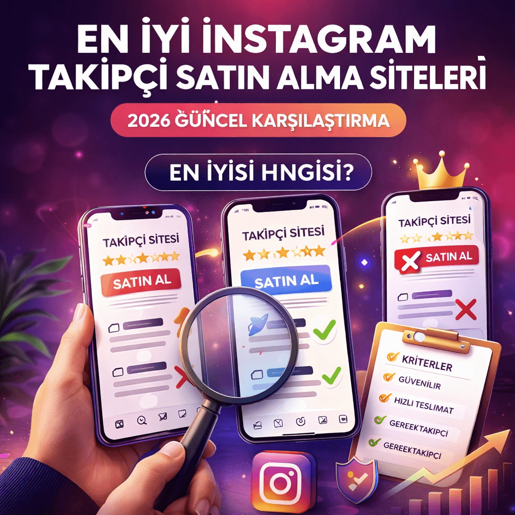 En İyi Instagram Takipçi Satın Alma Siteleri (2026 Güncel Karşılaştırma)