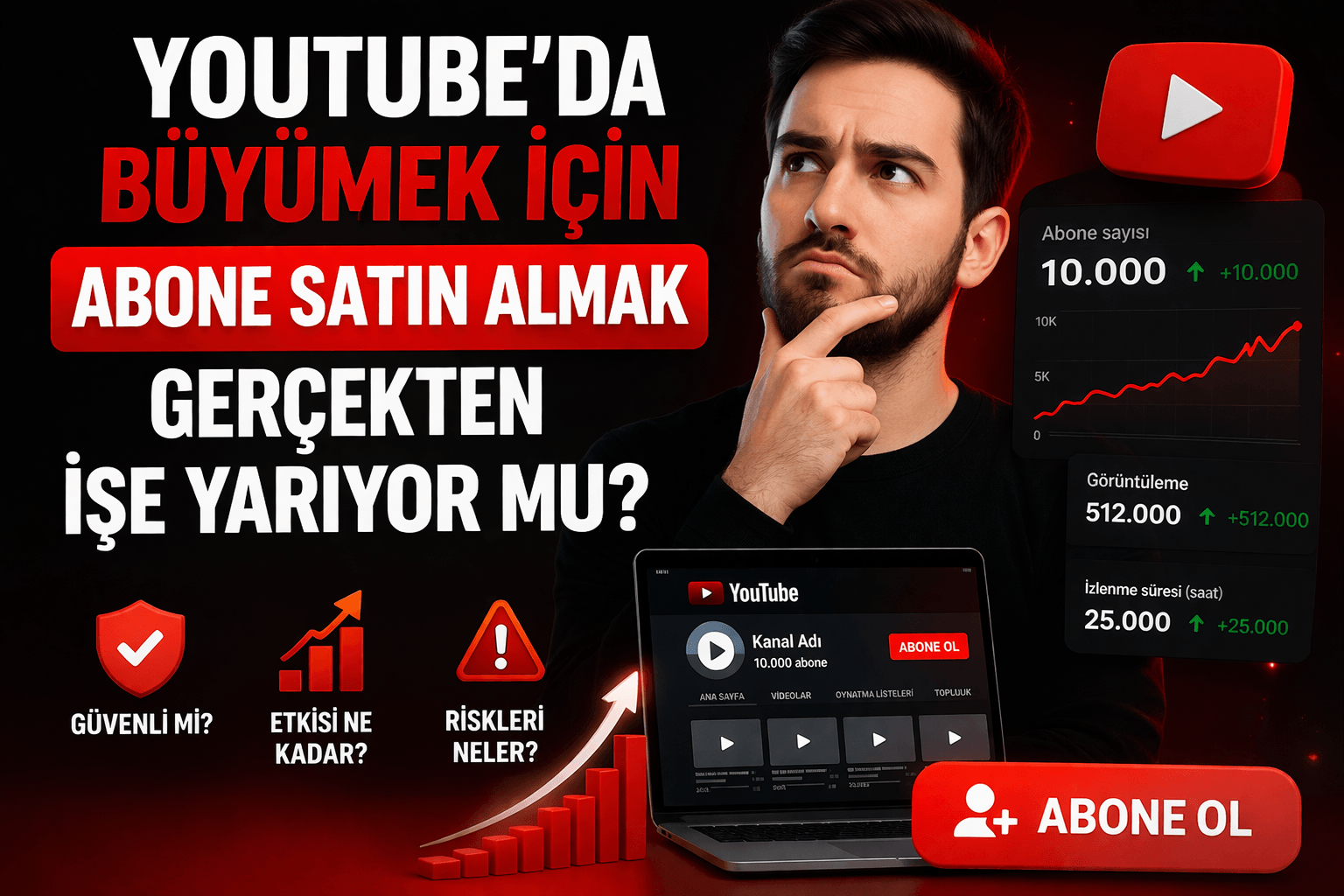 YouTube’da Büyümek İçin Abone Satın Almak Gerçekten İşe Yarıyor mu?